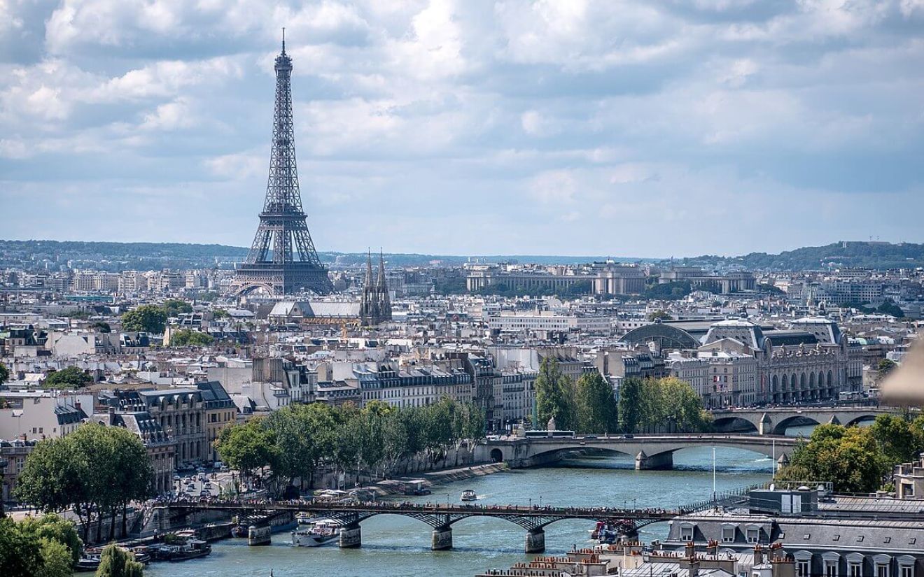 la tour eiffel vue de la tour saint jacques, paris août 2014 (2) (1)